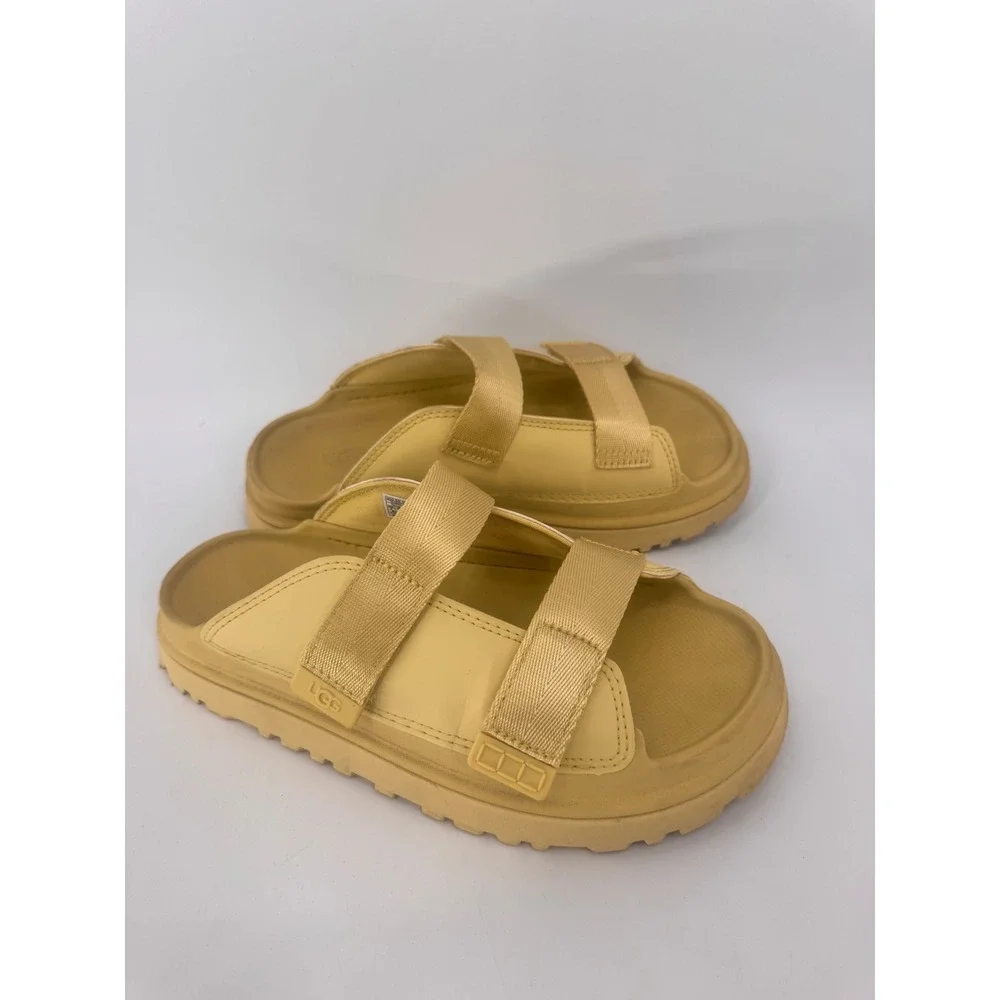 UGG Goldenglow‎ Slide Womens Size 6 Golden Apple Green Platform Sandals 1166513K